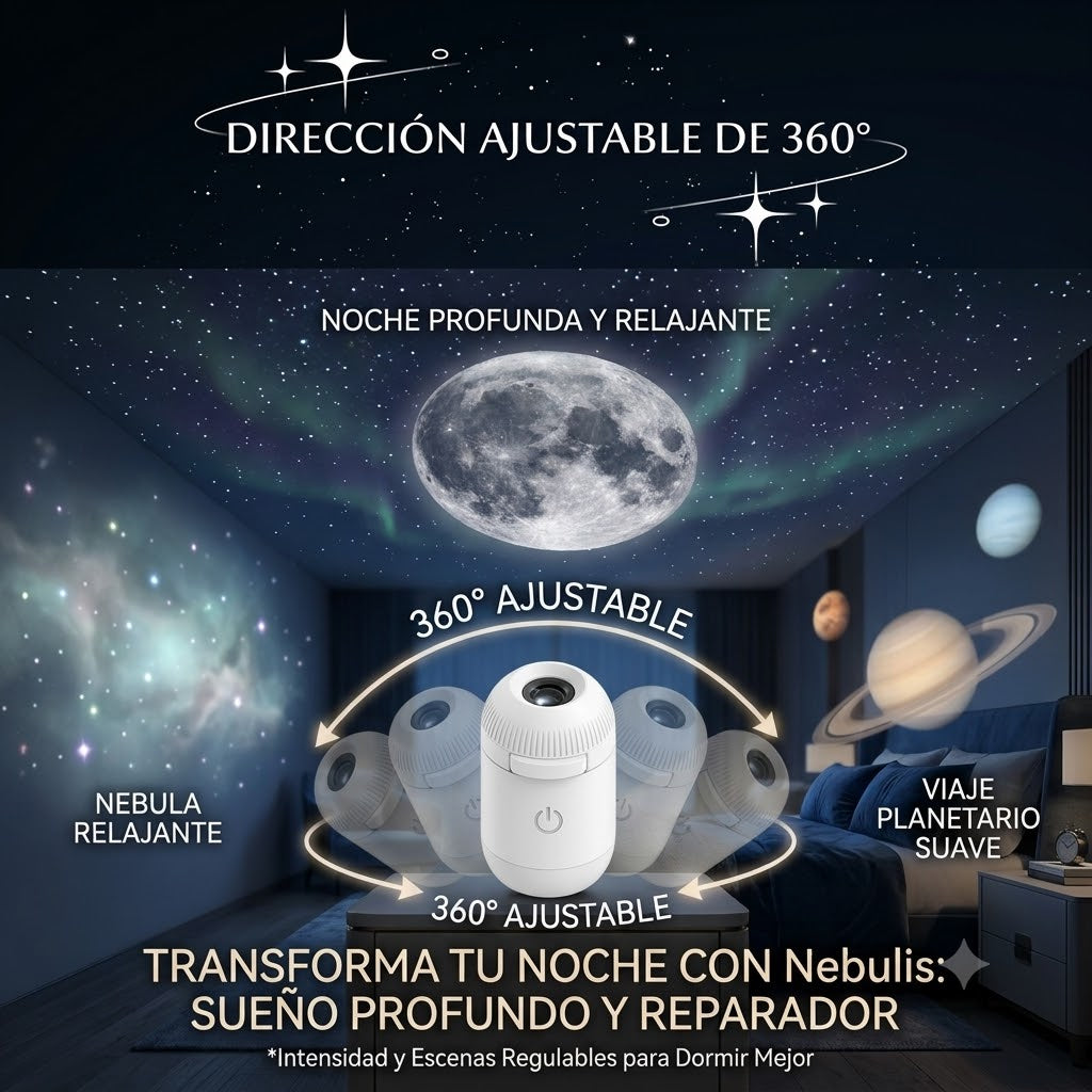 Nebulis — Proyector de Estrellas y Nebulosa 2 en 1